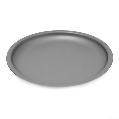Vasiumic Aluminum Alloy Camping Plate with Nonstick Coating, Lightweight, Stackable, Gray