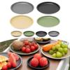 Vasiumic Aluminum Alloy Camping Plate with Nonstick Coating, Lightweight, Stackable, Gray view 2