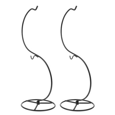 Hanging Plant Holders, 2-Piece Iron Set