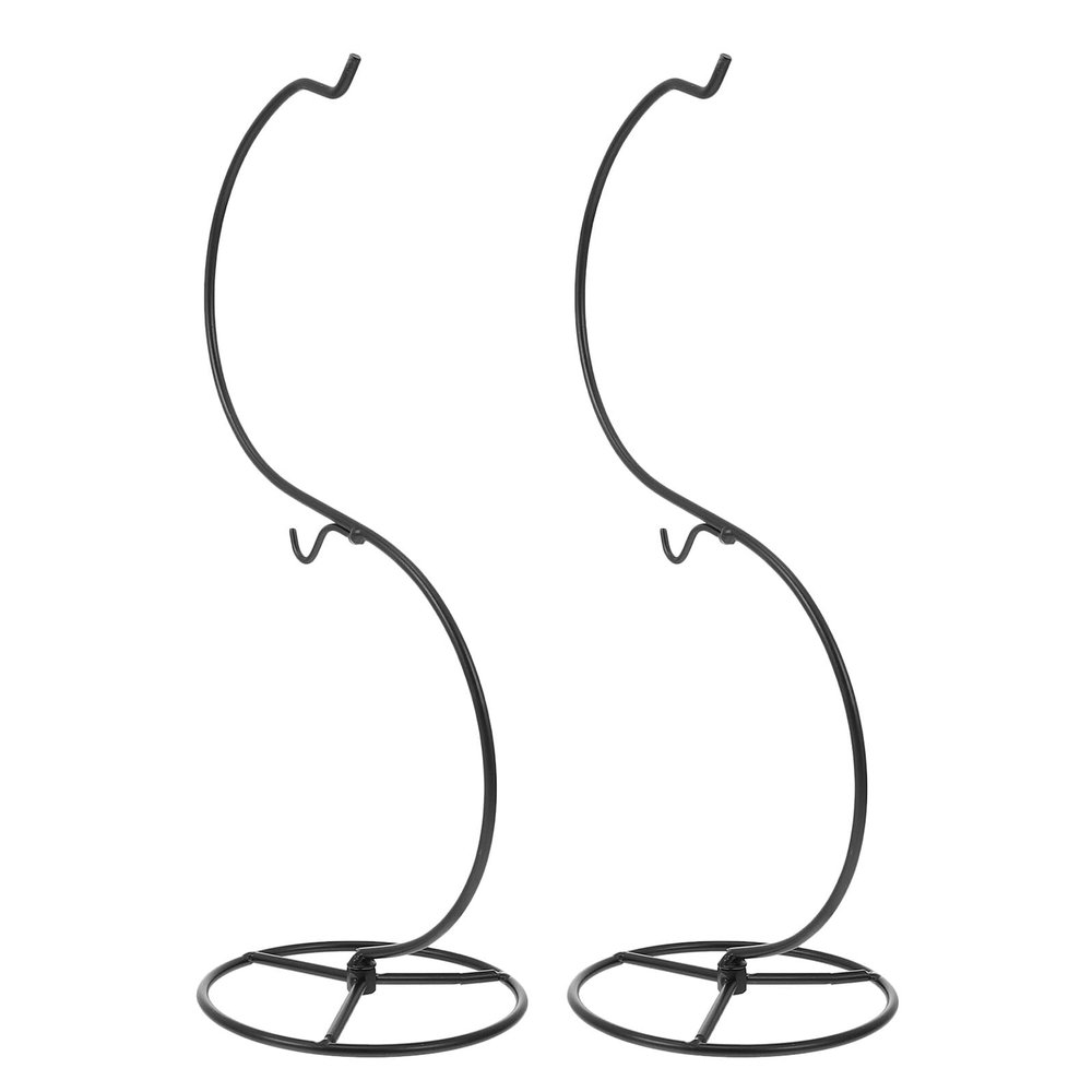 Hanging Plant Holders, 2-Piece Iron Set