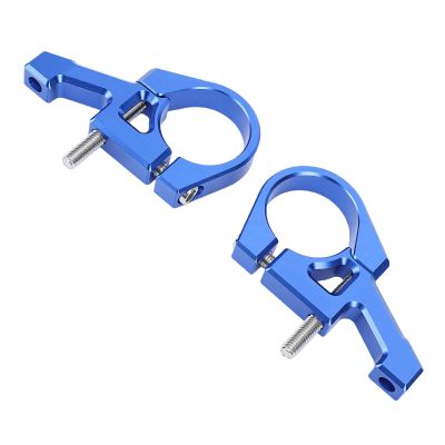 Cryfokt Direct-Mount Bicycle Stem, Aluminum Alloy Split Design, 27 mm Rise, 31.8 mm Clamp, Blue