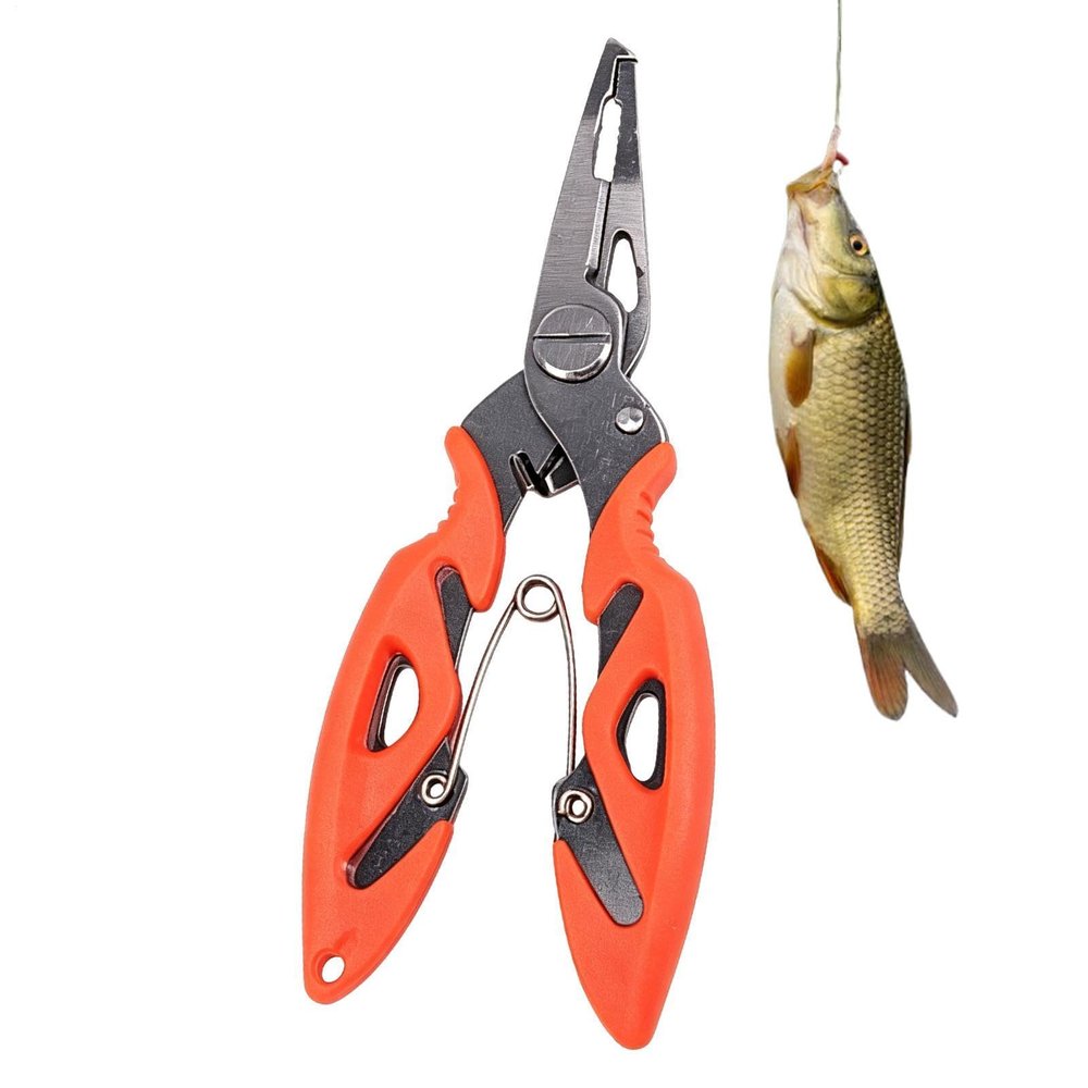 Kasmole Fishing Pliers, Curved Pliers for Removing Bait