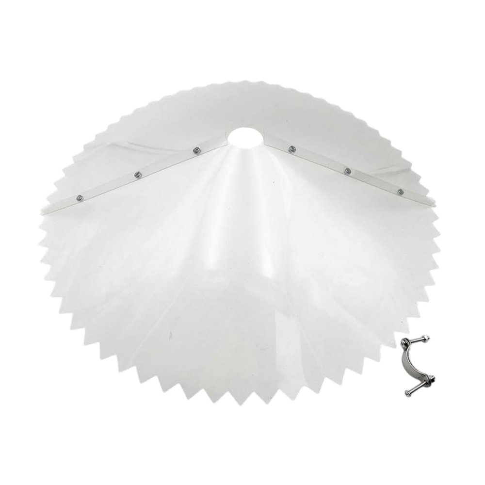 ZGUZMCMK Squirrel Baffle for Bird Feeder Pole Mounts