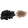 DuskHaven 100 Pcs Triangle Safety Noses, Black, 10 x 11 mm view 1