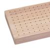 FRCOLOR Rectangular Wooden Skewer Holder for Appetizers and Fruit, Beige view 3