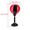 Phefop Desktop Punching Ball with PU Surface, Strong Spring and Suction Base for Home or Office view 4