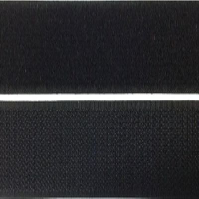 1 m Hook and Loop Tape 25 mm Black for Sewing
