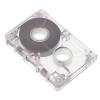 Artibetter Blank Cassette Tape, Easy to Use and Portable, with Transparent Hard Plastic Case for Parties and DIY Cassette Decoration view 1