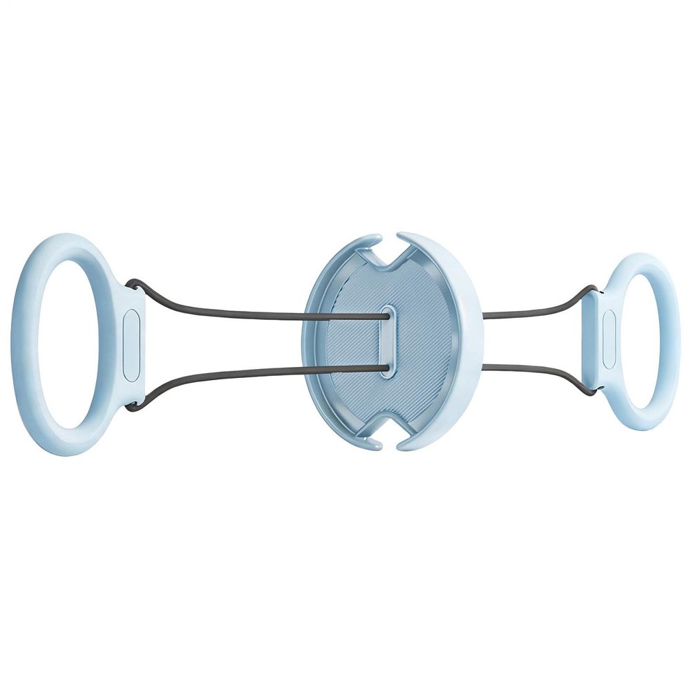 Chest Expander with Flywheel Rotation and Non-Slip Grip