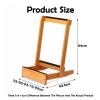 Freestanding Wooden Badminton Racket Display Stand, Tennis Racket Stand, for Schools and Clubs (Rack Only, 75 cm) view 2