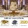 Tayahanude 200-Piece Black Gold Confetti Decorations view 4