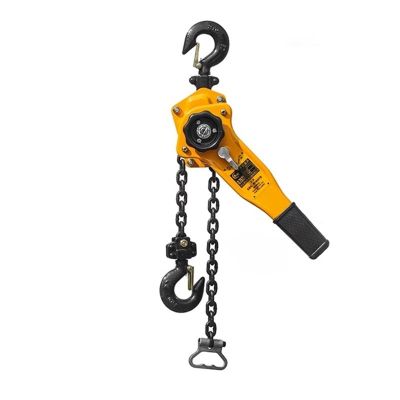 Portable Manual Chain Hoist, 1T, 6 m, Manganese Steel Hooks, Durable Hand Winch