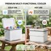 12 L Portable Personal Cooler, Hard-Sided Rotomolded, White view 4