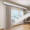 Adjustable Aluminum Curtain Track Cover, 220 cm/7.2 ft view 1