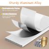 Adjustable Aluminum Curtain Track Cover, 220 cm/7.2 ft view 3