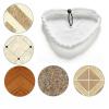 Triangle Steam Mop Pads 28 x 21 cm | Washable H2O Steam Mop Replacement X5 Accessories view 2