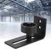 Spacnana Black Carbon Steel Barn Door Track, 4.8 x 2 x 2.6 in view 1