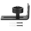 Spacnana Black Carbon Steel Barn Door Track, 4.8 x 2 x 2.6 in view 4