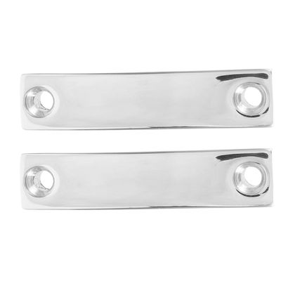 RUNROTOO 2-Piece Stainless Steel Yacht Webbing Clamps, 25 mm, with Recessed Deck Mounting Plate