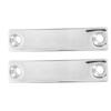 RUNROTOO 2-Piece Stainless Steel Yacht Webbing Clamps, 25 mm, with Recessed Deck Mounting Plate view 1