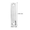 RUNROTOO 2-Piece Stainless Steel Yacht Webbing Clamps, 25 mm, with Recessed Deck Mounting Plate view 2