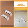 RUNROTOO 2-Piece Stainless Steel Yacht Webbing Clamps, 25 mm, with Recessed Deck Mounting Plate view 3