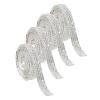 Self-Adhesive Rhinestone Trim, 4 Silver Rolls, 0.9 cm x 91 cm view 1