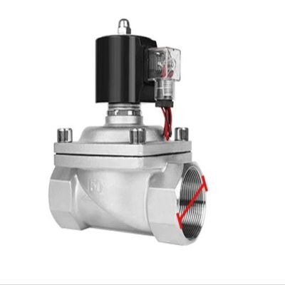 2-Inch Normally Closed Electric Valve, DN40, Waterproof, Fully Enclosed Coil, 220V/12V/24V/110V, 1 Piece