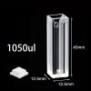 2-Piece 3 mm Slit Width Micro Quartz Cuvette Cell with Lid, 1050 µL, 10 mm Path Length view 2