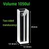 2-Piece 3 mm Slit Width Micro Quartz Cuvette Cell with Lid, 1050 µL, 10 mm Path Length view 3