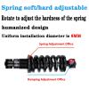 FKXSXAZ MTB Rear Shock with Rebound Damping, 125/150/165/190 mm view 4