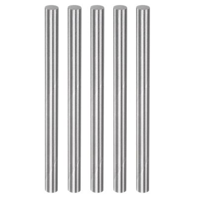 Stainless Steel Rods, 5-Pack, Round HSS Rods, 6.1 mm x 100 mm, Lathe Bar Stock for Turning, Facing, Drilling and Threading (6.8 mm x 100 mm)