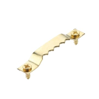 Metal Sawtooth Picture Hangers, 40-Piece Set, Black and Gold, Various Sizes, with Screws