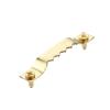 Metal Sawtooth Picture Hangers, 40-Piece Set, Black and Gold, Various Sizes, with Screws view 1