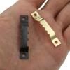 Metal Sawtooth Picture Hangers, 40-Piece Set, Black and Gold, Various Sizes, with Screws view 4