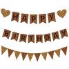 Leopard Print Happy Birthday Banner Set view 1