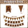 Leopard Print Happy Birthday Banner Set view 2
