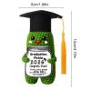 Generico Graduation Pickle - Knitted Cucumber Doll view 2