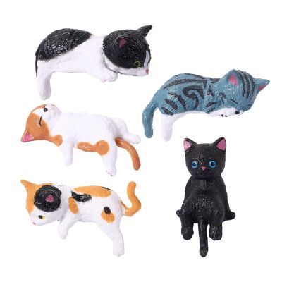 Cat Figurines - Cartoon Resin Home Decor