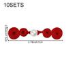 Danlai 10 Sets Frog-Shaped Pearl Buttons view 2