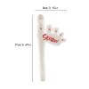 Foot-Shaped Ceramic Drinking Straw view 2