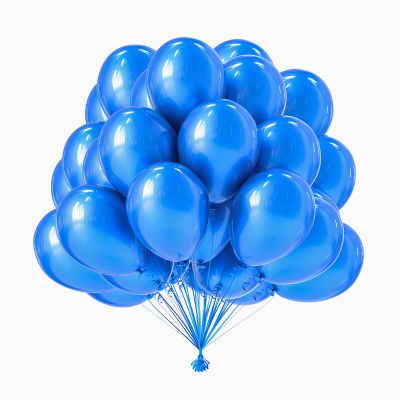 Blue Balloons 50 Pack, 10 Inch