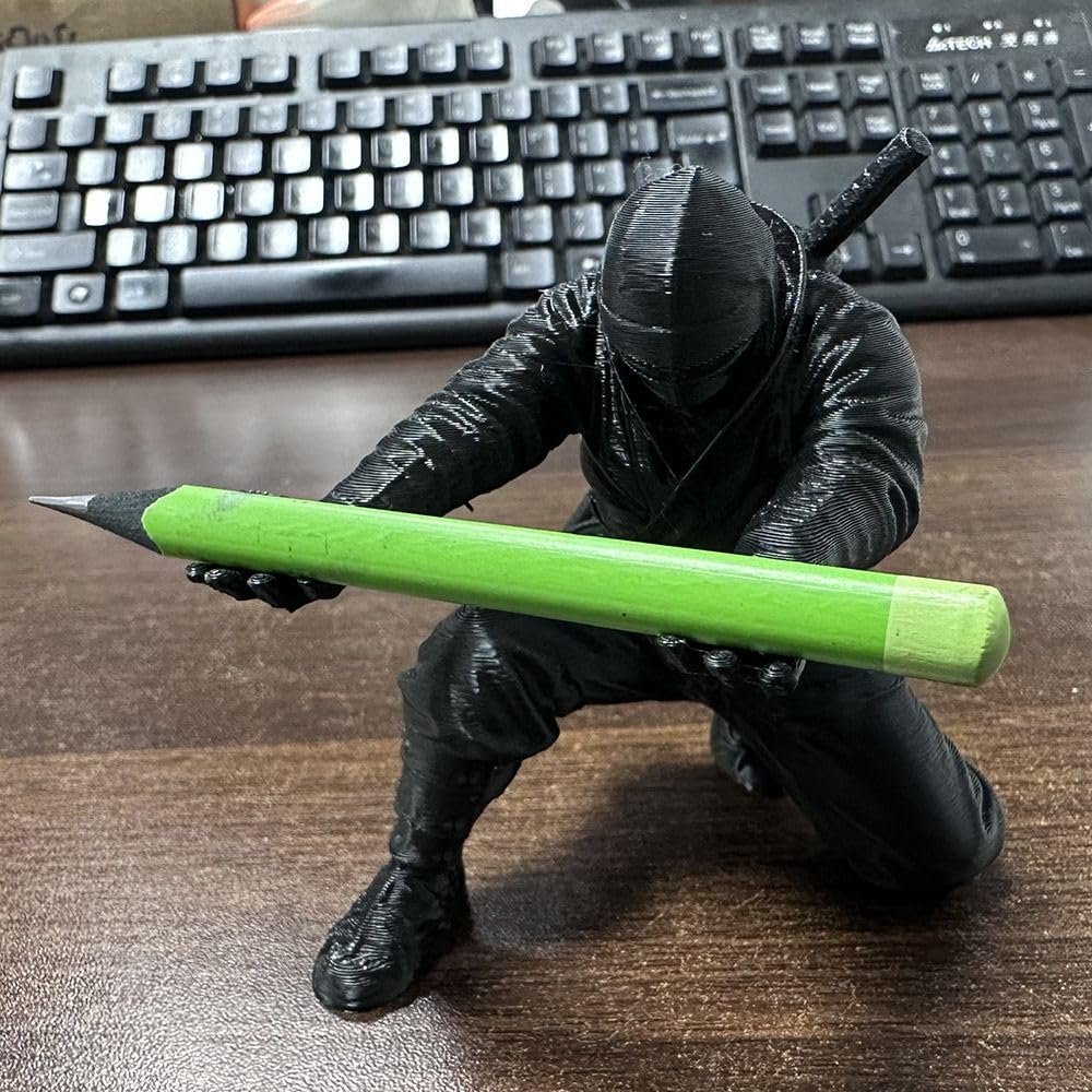 3D Printed Ninja Figure Pen Holder