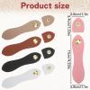 Aysatogc 8-Piece Leather Bag Closure Set view 2