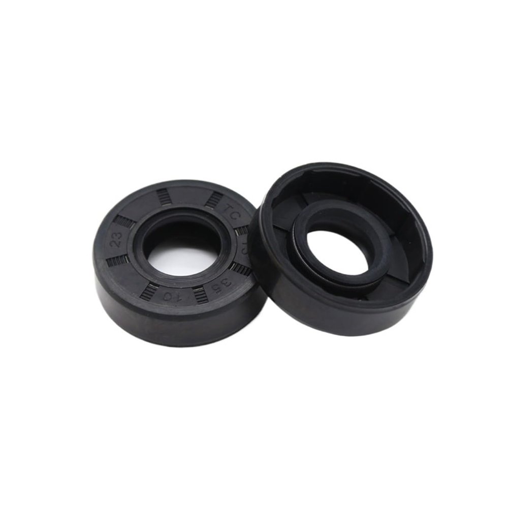 TC40 Double-Lip Nitrile Rubber-Clad Shaft Seal, Black, 40 x 55 x 7 mm