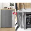 YSZBD Sliding Cabinet Curtain, Self-Adhesive, Blue, W110 x H80 cm view 3