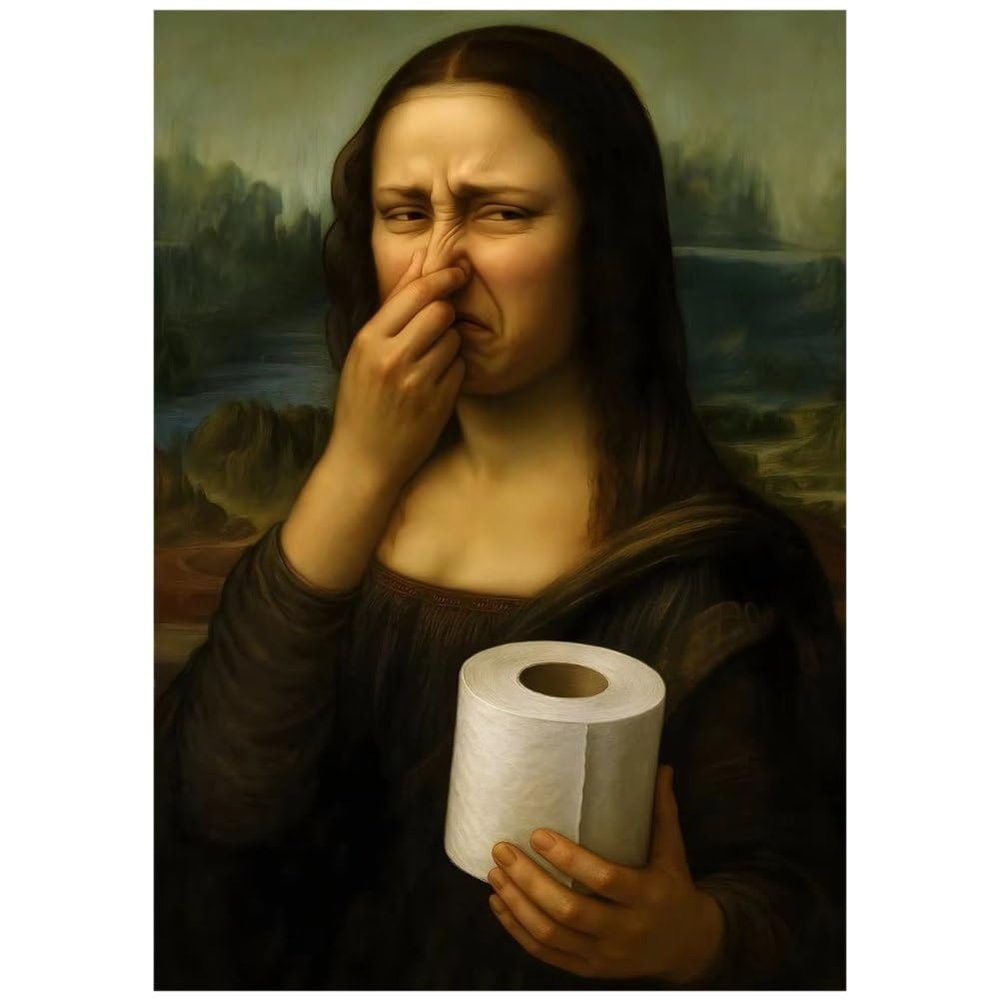 HiyyFloy Canvas Art - Humorous Vintage Parody