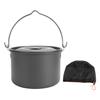 Xyntor Camping Hanging Pot – Large-Capacity Aluminum Alloy Pot with Nonstick Coating view 1