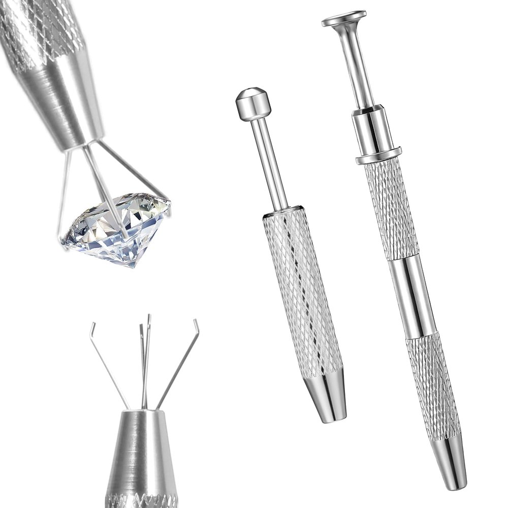 Aysatogc 2-Piece Silver Piercing Ball Tool