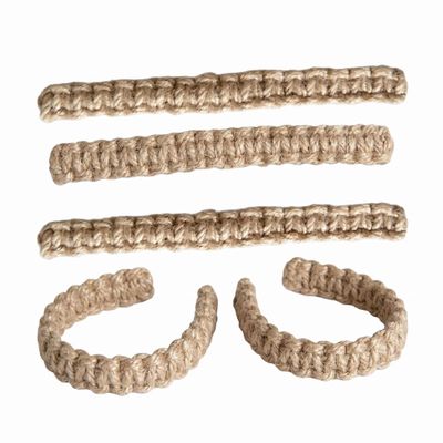 BRTNUP 4-Piece Boho Curtain Tiebacks